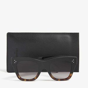 Celine Cat-eye Frame Sunglasses In Black